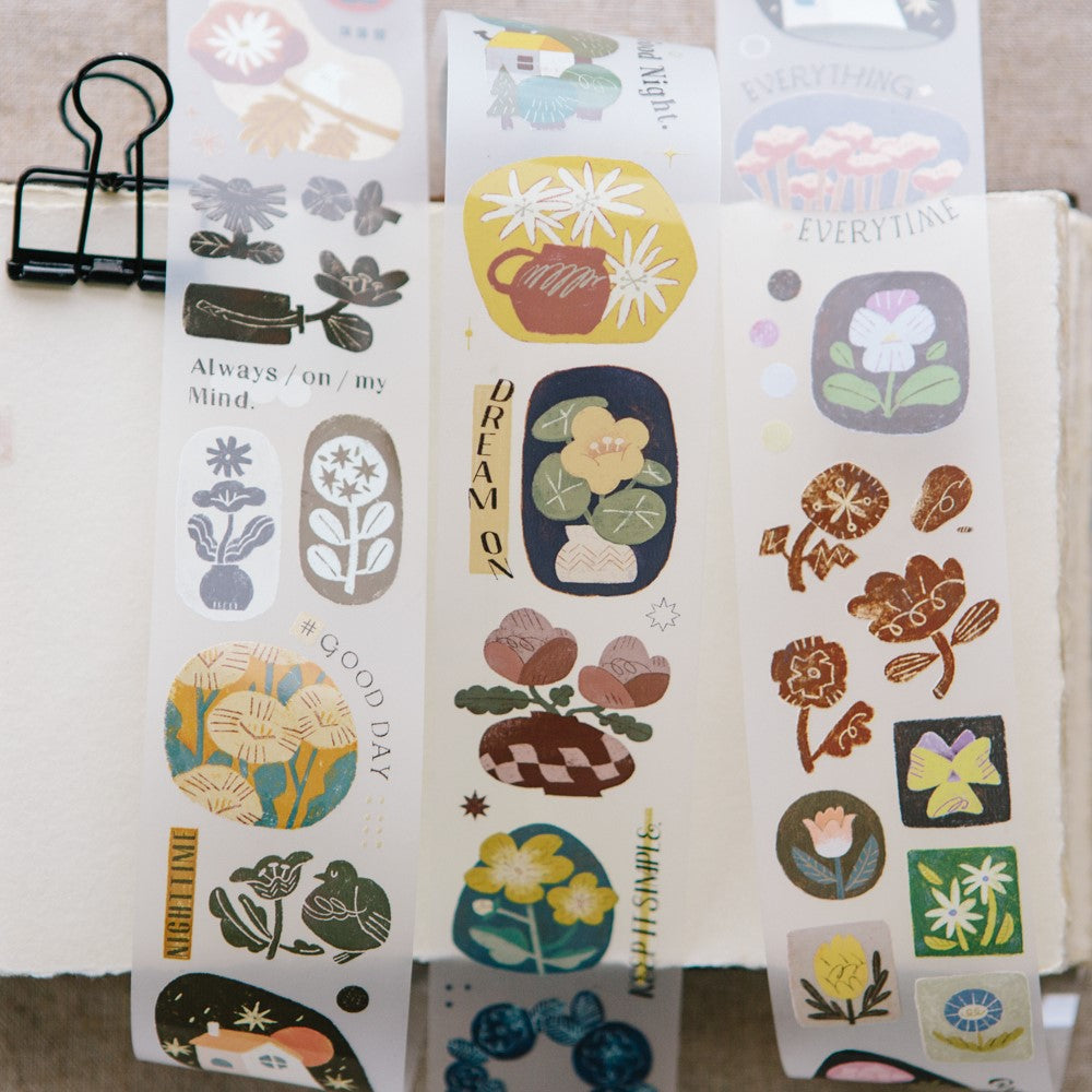 All the Flowers PET Tape