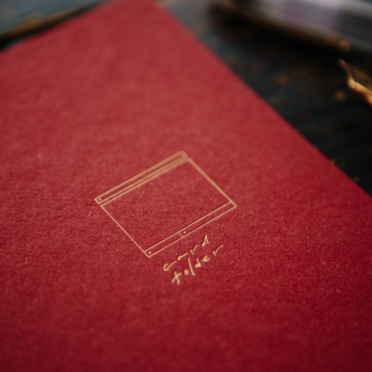 OURS Card Folder Notebook