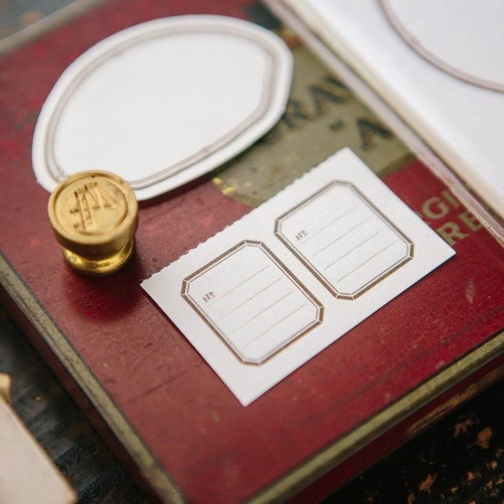 Shell Label Letterpress Book