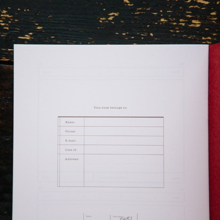OURS Card Folder Notebook