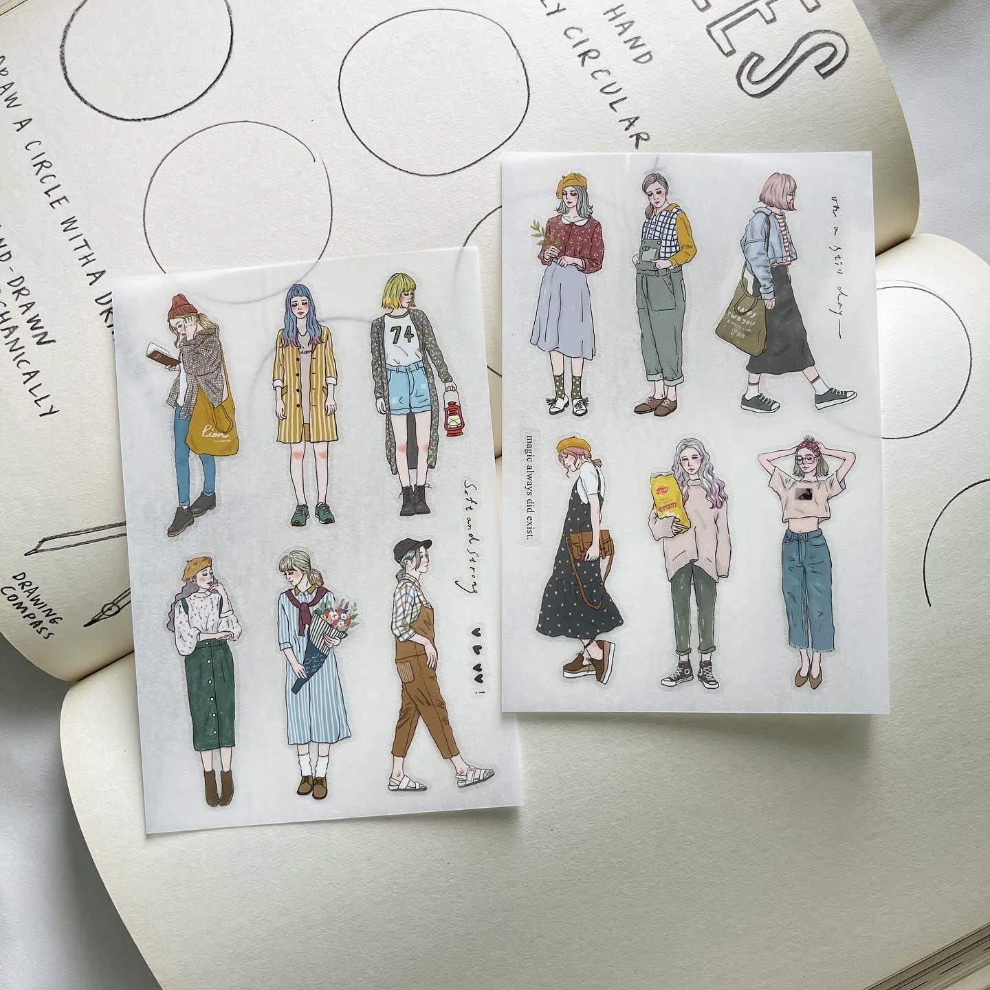 Girls Transfer Sticker Set
