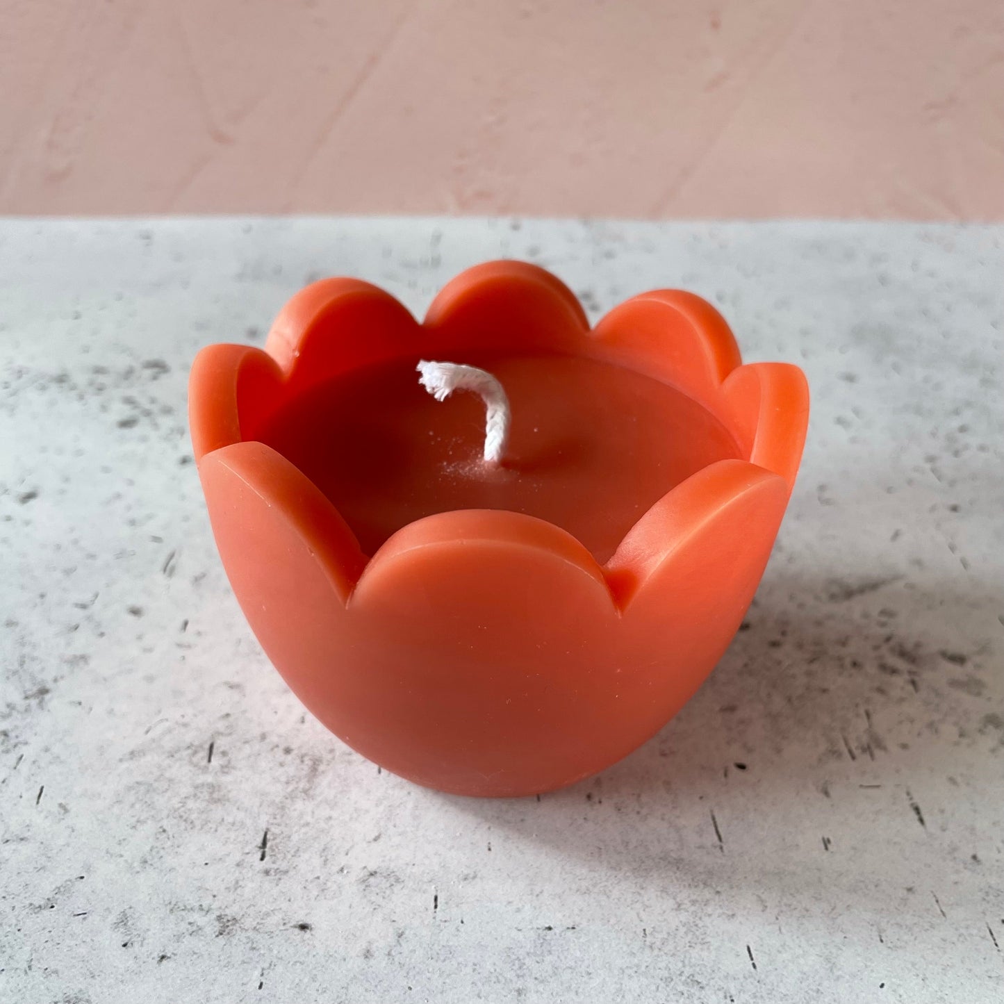 Tulip Candle Peach Candle