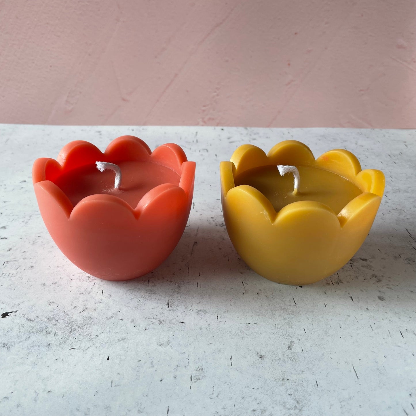 Tulip Candle Peach Candle