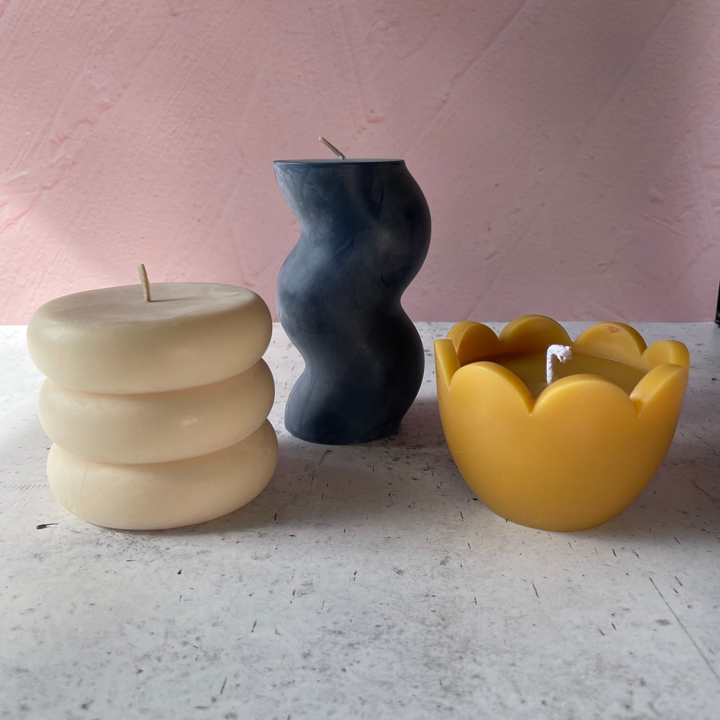 Rolly Polly Off White Candle