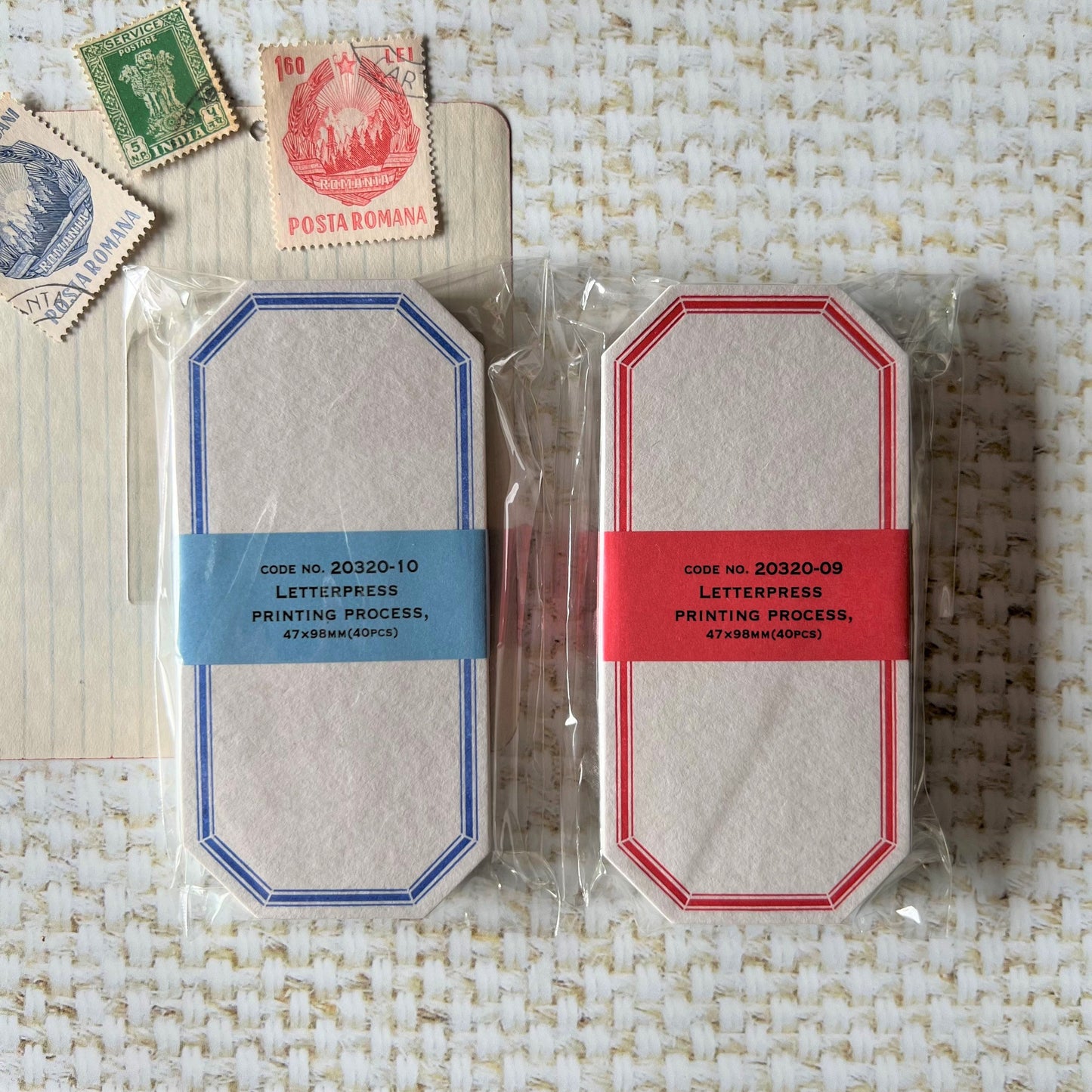 Letterpress Label Cards