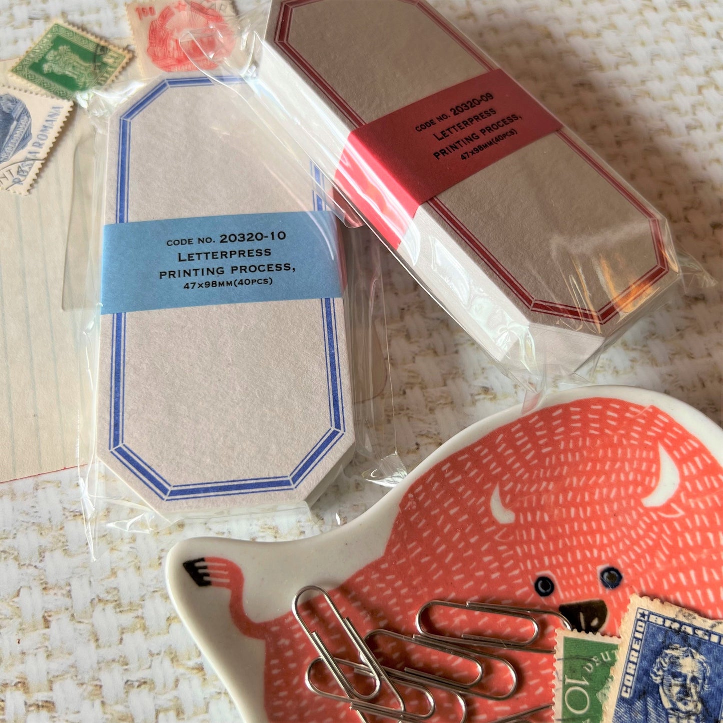Letterpress Label Cards