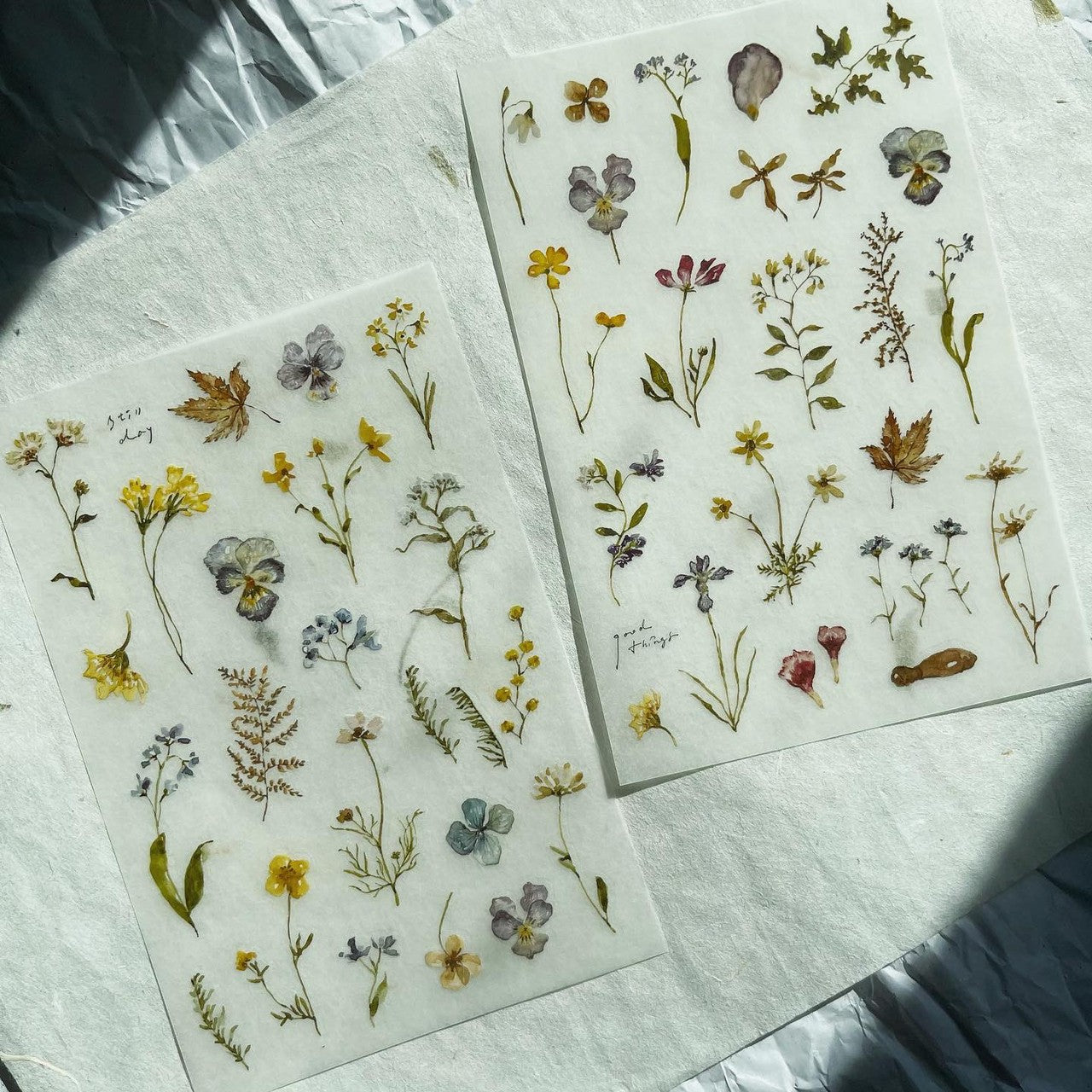 Embossing Transfer Stickers