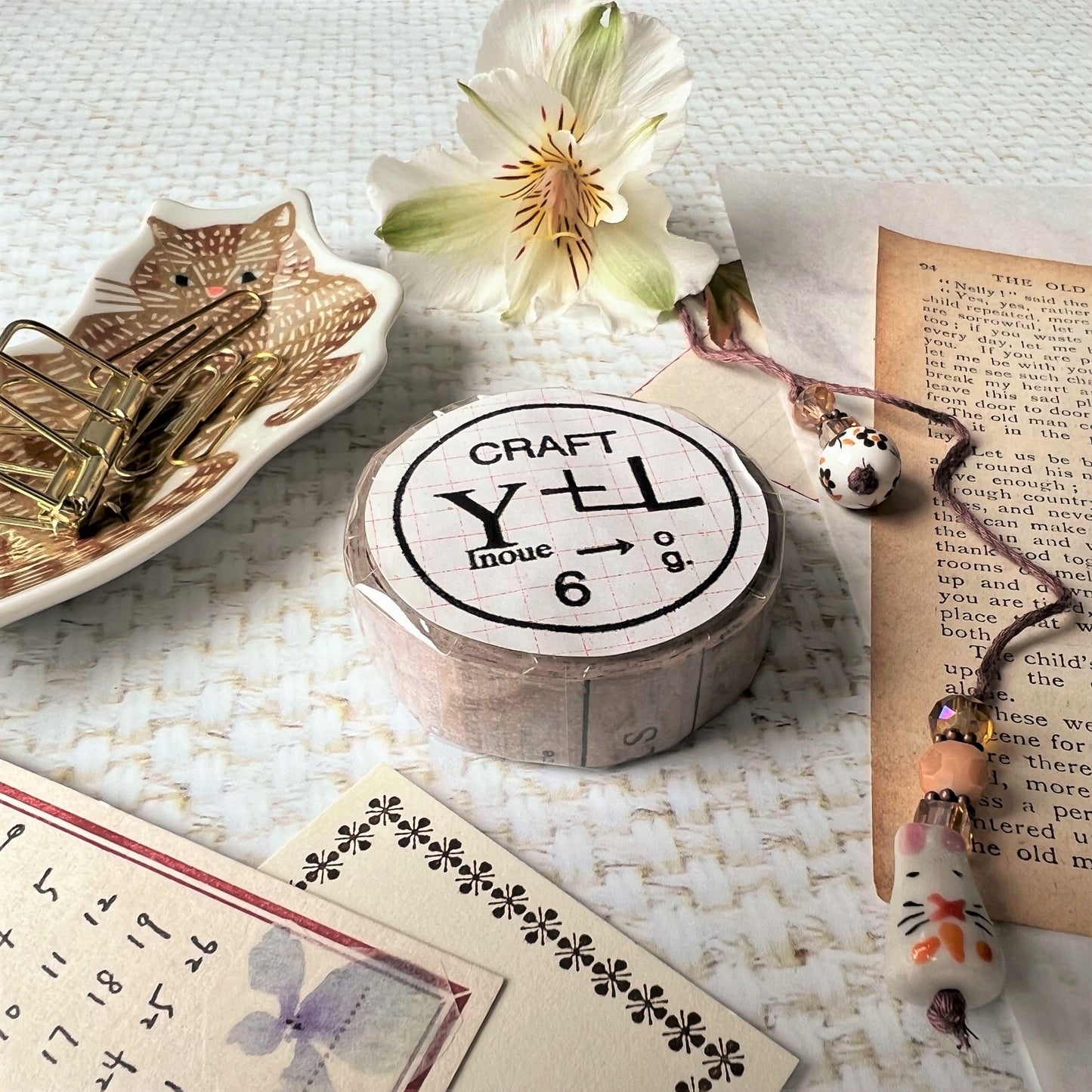 Old Book 15 mm Masking Tapes