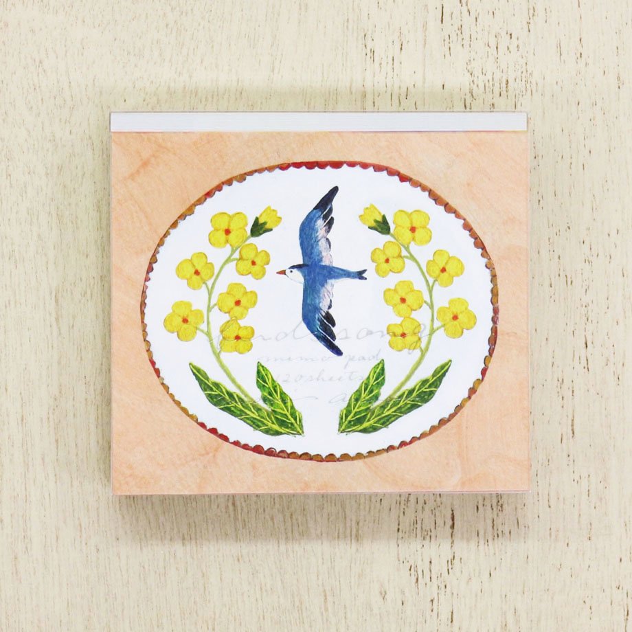 Midori Asano birds song Memo Block