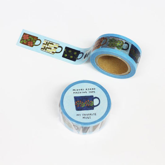 Midori Asano my favourite mugs Washi Tape