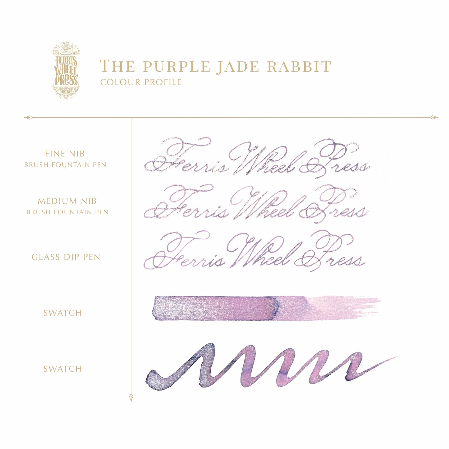 Ferris Wheel Press The Purple Jade Rabbit Ink 38 mL