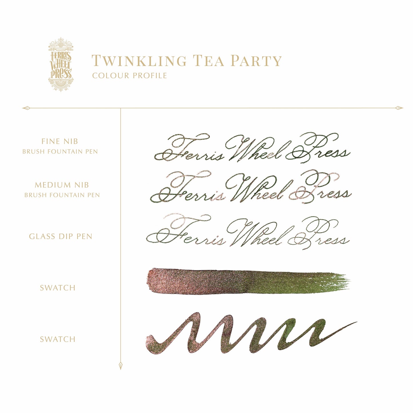 Ferris Wheel Press Twinkling Tea Party Ink 20 mL