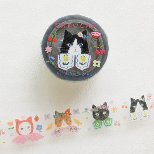 Aiko Fukawa Cat Cat Transparent Tape