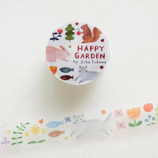 Aiko Fukawa Happy Garden Transparent Tape