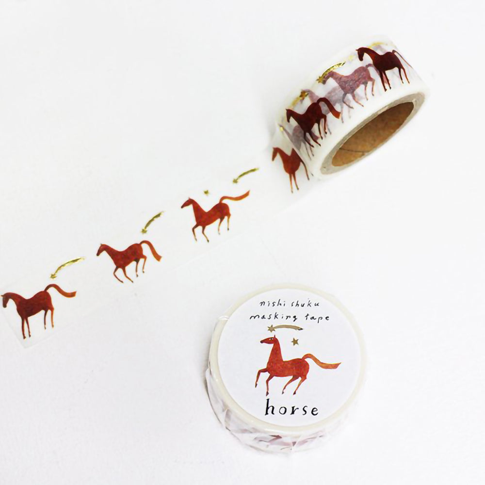 Nishi Shuku Horse Washi Tape