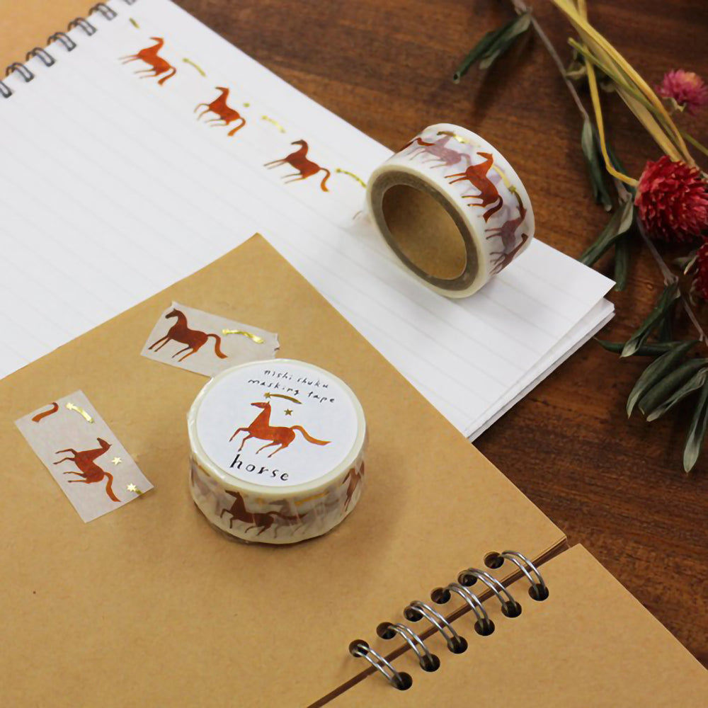 Nishi Shuku Horse Washi Tape