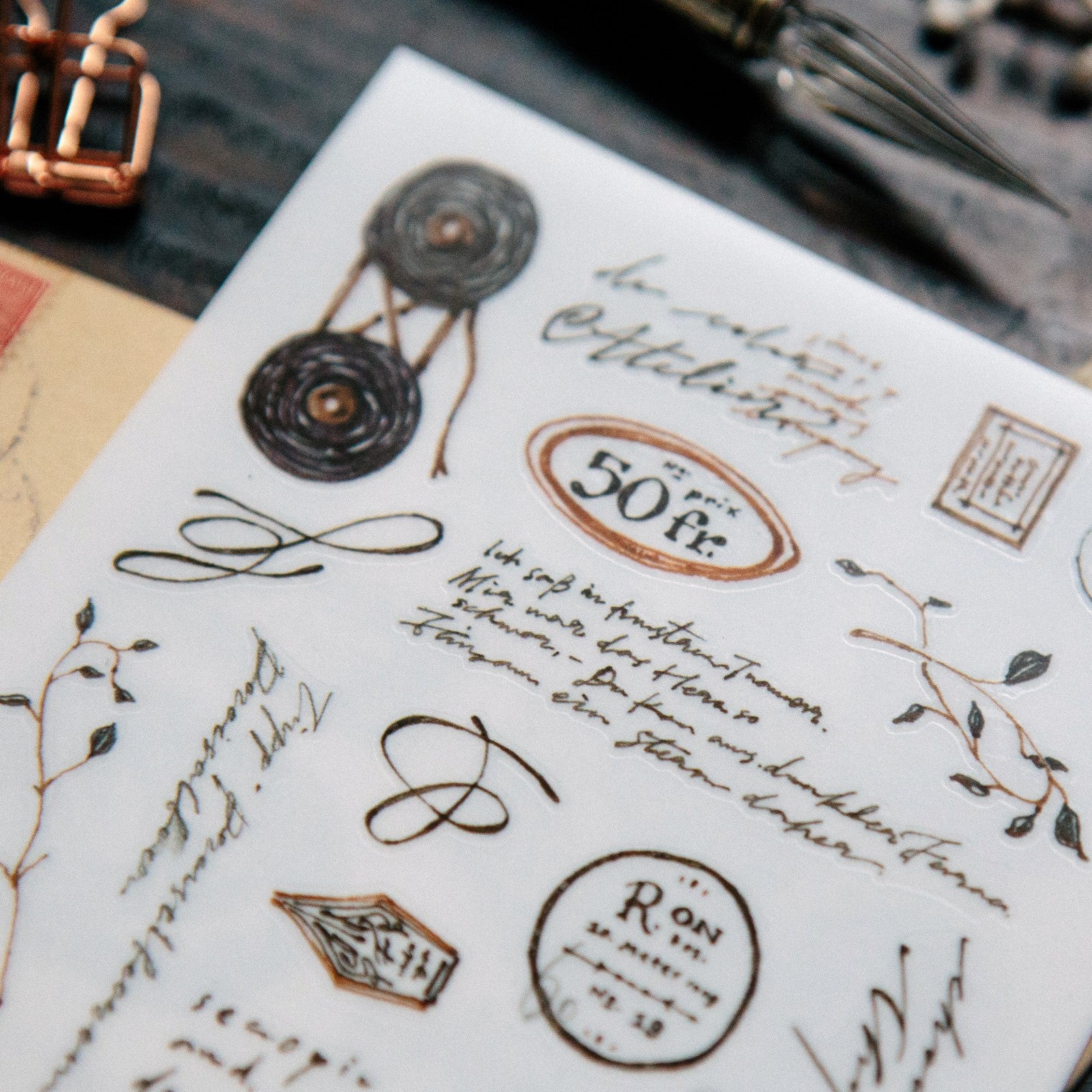 OURS Handwriting 2 Print-On Sticker Pack | Stylo Monde
