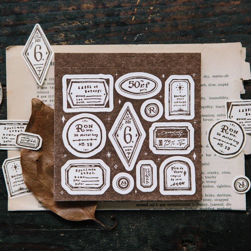 Tags Letterpress Label Book