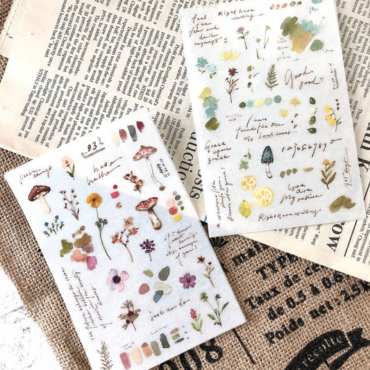 Garden Transfer Stickers