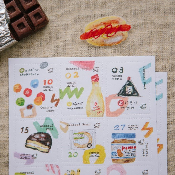 Convenience Store Stamp Stickers