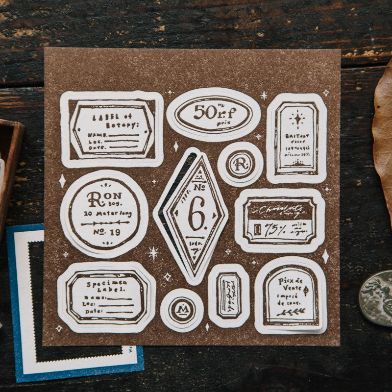 Tags Letterpress Label Book